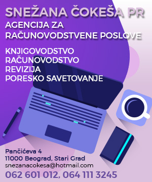SNEŽANA ČOKEŠA PR AGENCIJA ZA RAČUNOVODSTVENE POSLOVE BEOGRAD-109627615
