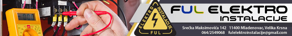 ALEKSANDAR ĐULEJIĆ PREDUZETNIK POSTAVLJANJE ELEKTRIČNIH INSTALACIJA FUL ELEKTRO INSTALACIJE BEOGRAD-MLADENOVAC	110182200